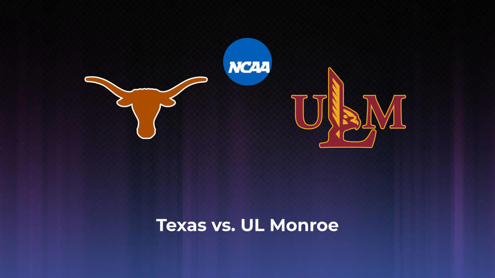 Texas vs. UL Monroe Spread, Line & Odds for Sept. 21