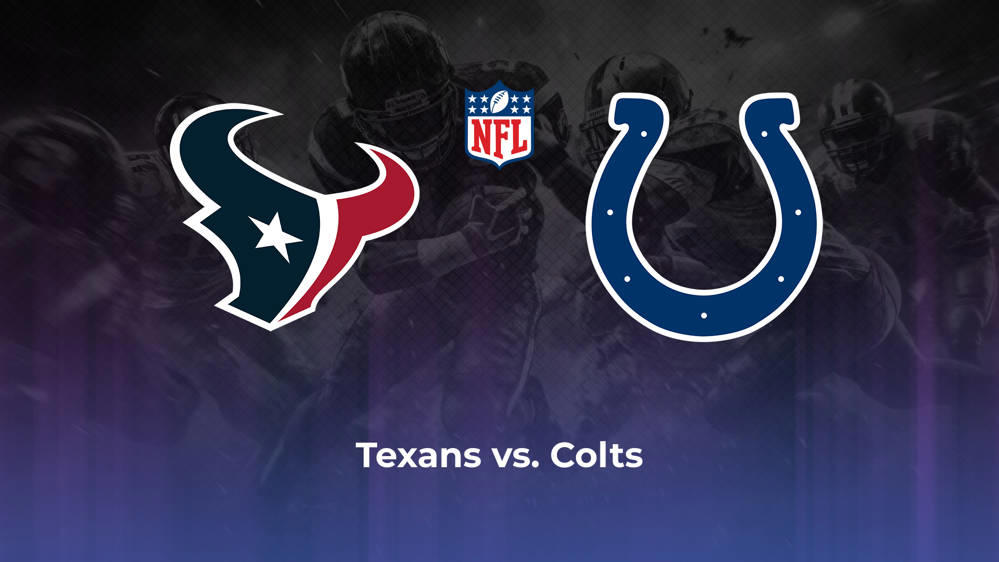 Bet on Texans vs. Colts in New Jersey: Betting Odds, Line and Spread