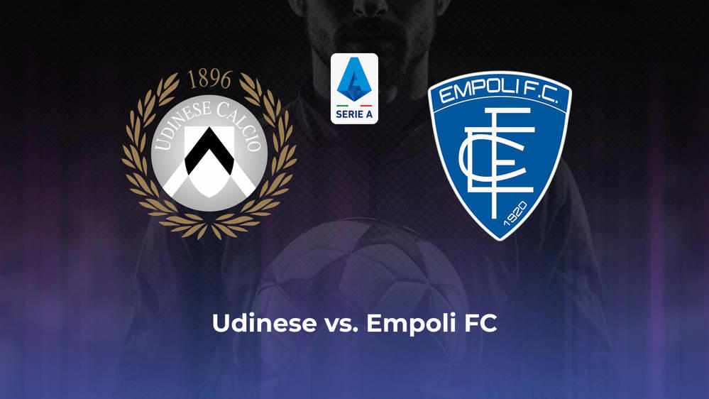 Udinese vs. Empoli FC Betting Odds, Offensive Leaders, & Moneyline 5/19/2024