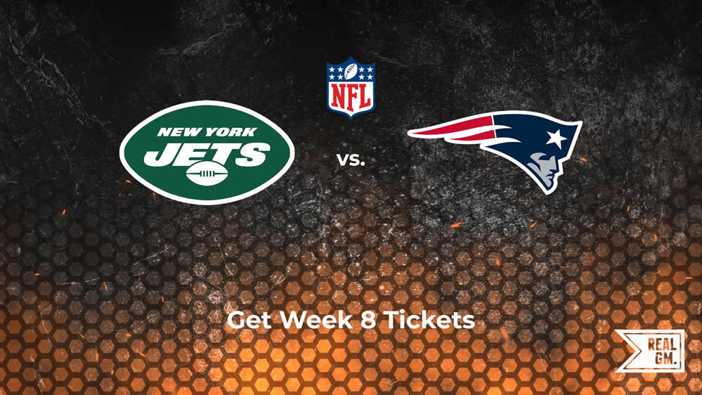 Week 8 Jets vs. Patriots Tickets Available for Sunday, Oct. 27 RealGM