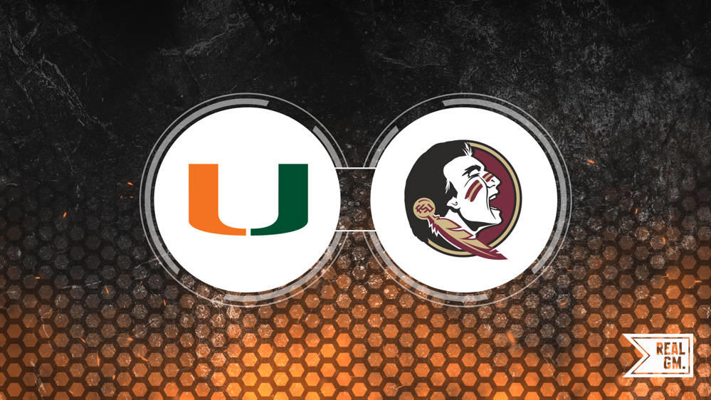 How to Watch Miami Hurricanes vs. Florida State Seminoles Oct. 26