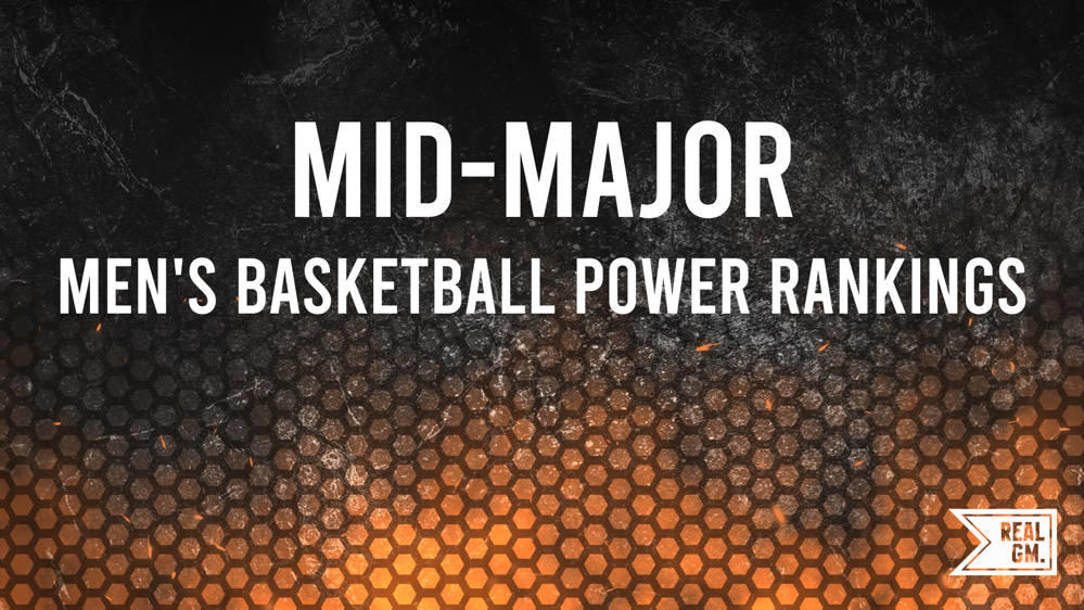 Men's Top 25 MidMajor College Basketball Rankings January 20 RealGM