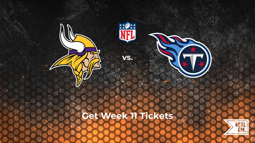 Week 11 Vikings vs. Titans Tickets Available for Sunday, Nov. 17 RealGM