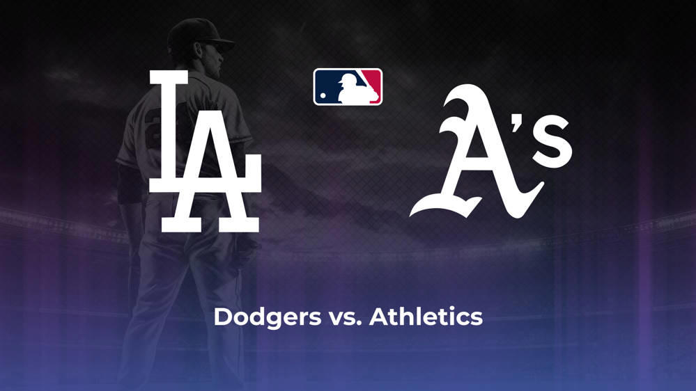 Dodgers vs. Athletics Betting Odds, Probable Starters 8/4/2024