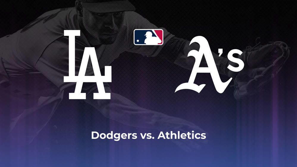 Dodgers vs. Athletics Betting Odds, Probable Starters 8/3/2024