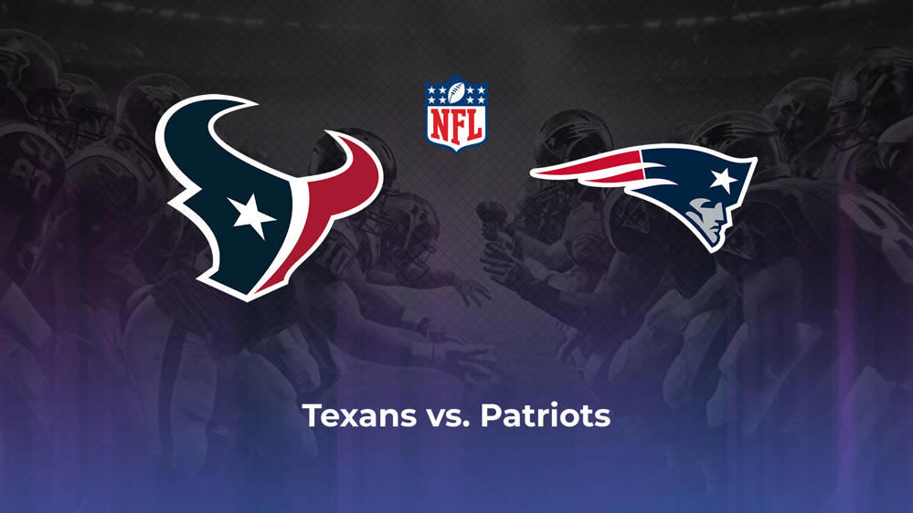 Bet on Texans vs. Patriots in New Jersey: Betting Odds, Line and Spread