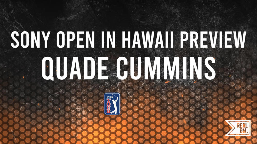 The 2025 Sony Open In Hawaii Odds Quade Cummins RealGM