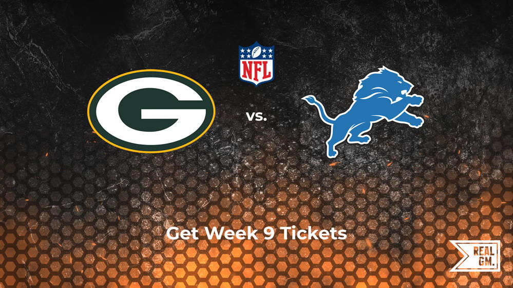 Week 9: Lions vs. Packers Tickets Available for Sunday, Nov. 3 