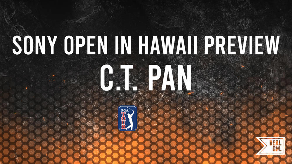 The 2025 Sony Open In Hawaii Odds C.T. Pan RealGM