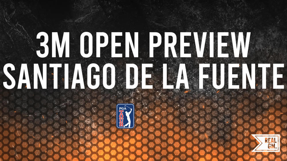 The 2024 3M Open Odds Santiago De la Fuente RealGM