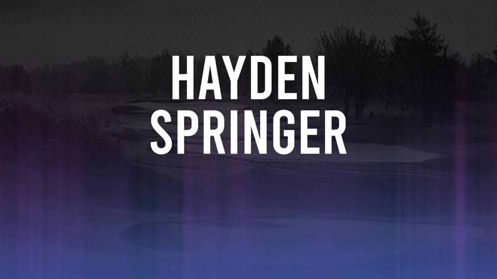 Hayden Springer The 2024 Sanderson Farms Championship betting odds and trends