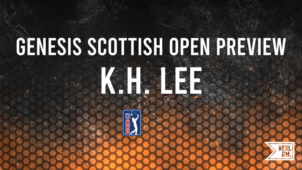 The 2024 Genesis Scottish Open Odds K.H. Lee RealGM