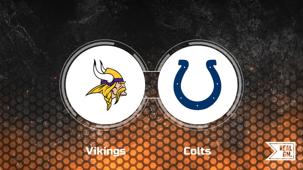 Vikings vs. Colts How to Watch and Game Info Week 9 RealGM