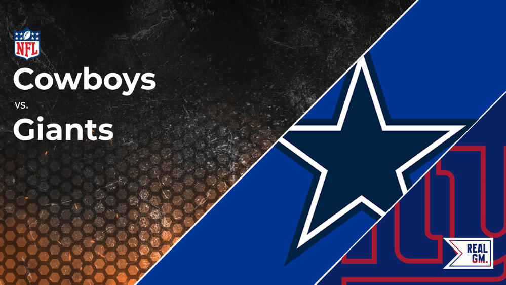 Cowboys vs. Giants Odds, Over/Under, Spread, Lines Week 4 RealGM