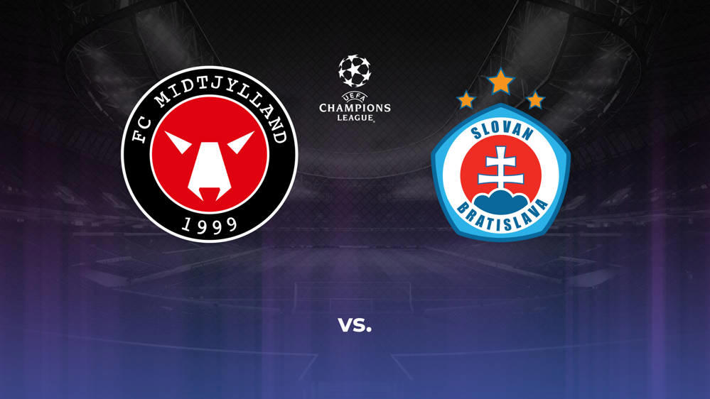 FC Midtjylland vs. Slovan Bratislava Betting Odds, Offensive Leaders, & Moneyline 8/21/2024