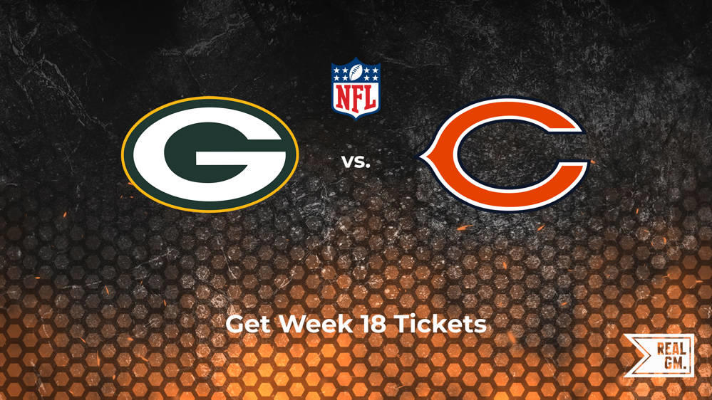 Week 18 Packers vs. Bears Tickets Available for Sunday, Jan. 5 RealGM