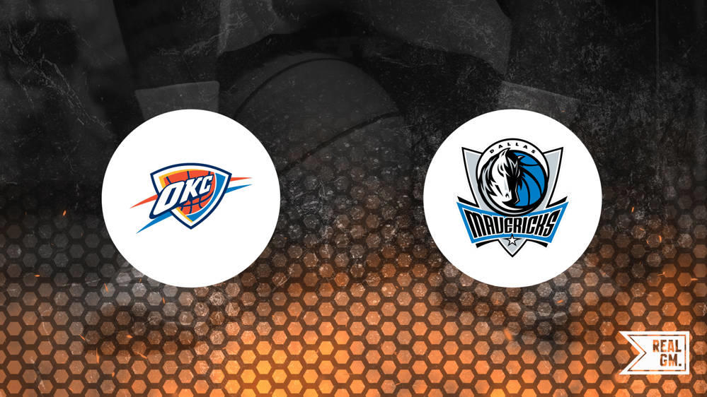 Oklahoma City Thunder vs. Dallas Mavericks Match Player Stats, May 15