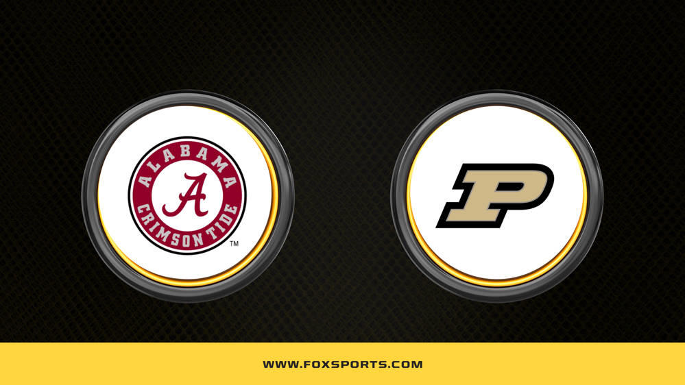 Alabama vs. Purdue Prediction, How to Watch, Odds, Channel - Nov 13