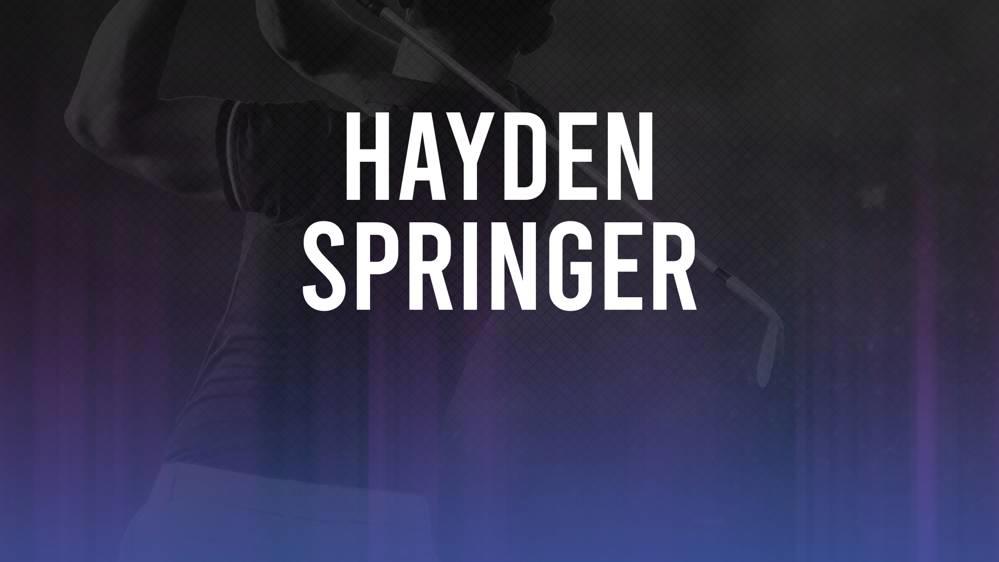 Hayden Springer The 2024 Valero Texas Open betting odds and trends