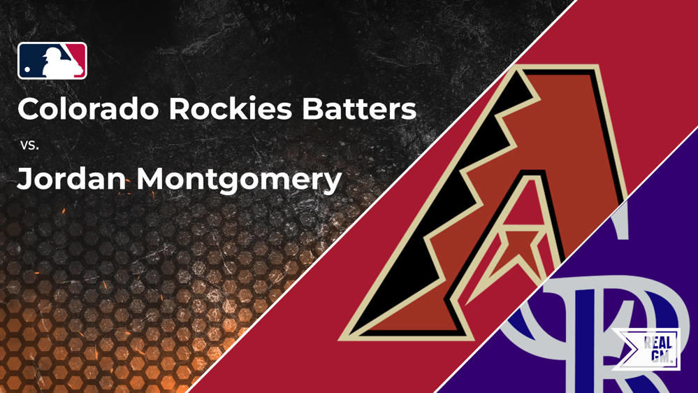 Rockies vs. Jordan Montgomery and the Diamondbacks Batter vs. Pitcher