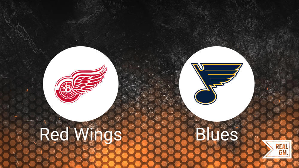 Red Wings Vs. Blues TV Channel And Live Stream Info | December 23 | RealGM