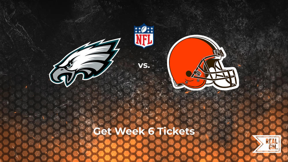 Week 6 Eagles vs. Browns Tickets Available for Sunday, Oct. 13 RealGM