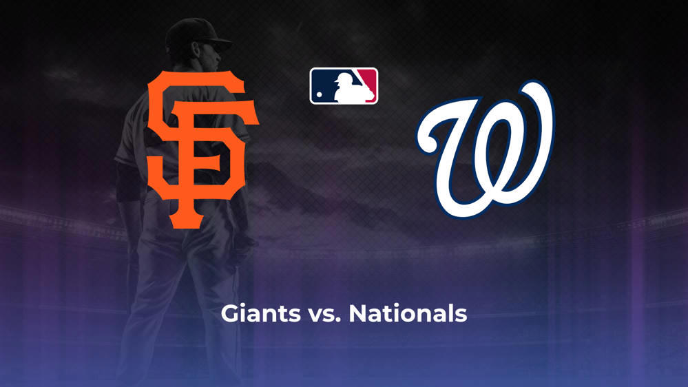 Giants vs. Nationals Betting Odds, Probable Starters 8/5/2024