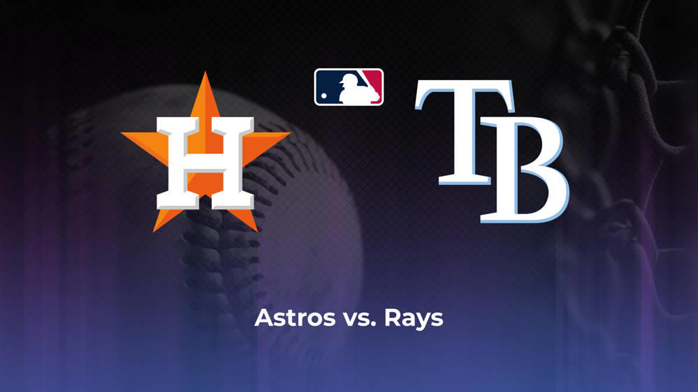 Astros vs. Rays Betting Odds, Probable Starters 8/14/2024