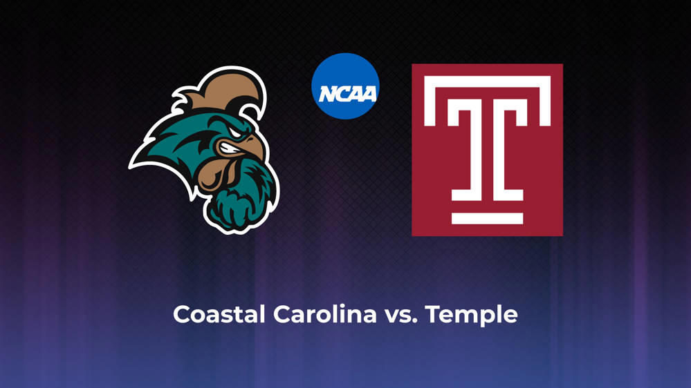 Coastal Carolina vs. Temple Spread, Line & Odds for Sept. 14