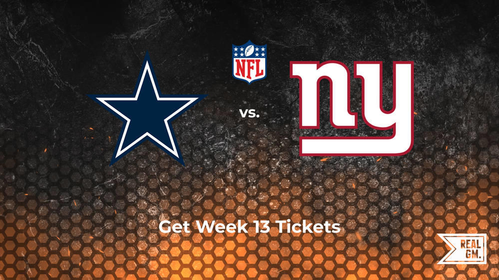 Week 13: Cowboys vs. Giants Tickets Available for Thursday Night 