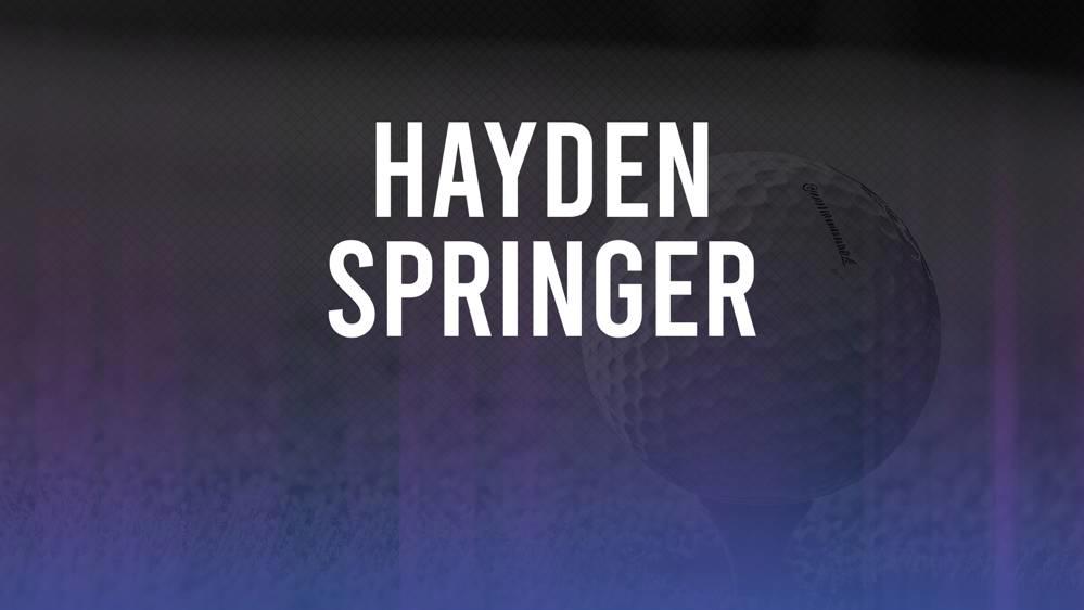 Hayden Springer The 2024 Shriners Children's Open betting odds and trends