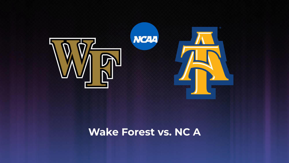 Wake Forest vs. NC A&T Spread, Line & Odds for August 29