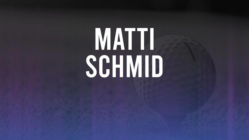 Matti Schmid The 2024 Charles Schwab Challenge betting odds and trends