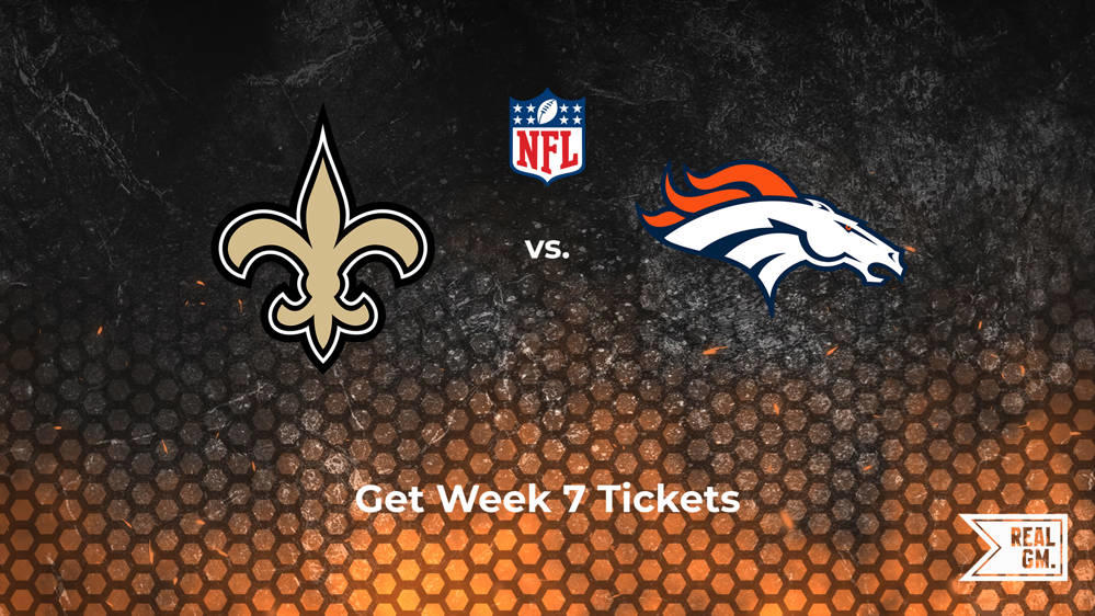 Week 7: Broncos vs. Saints Tickets Available for Thursday Night 