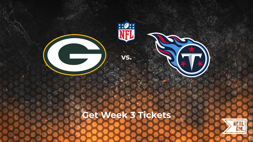 Week 3: Titans vs. Packers Tickets Available for Sunday, Sept. 22 