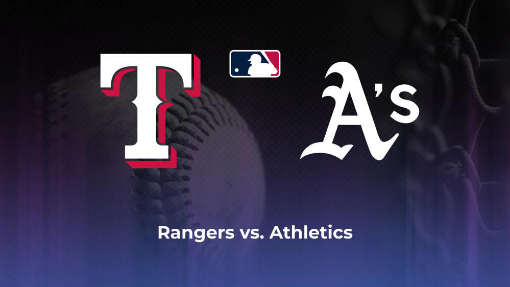 Rangers vs. Athletics Betting Odds, Probable Starters 5/7/2024