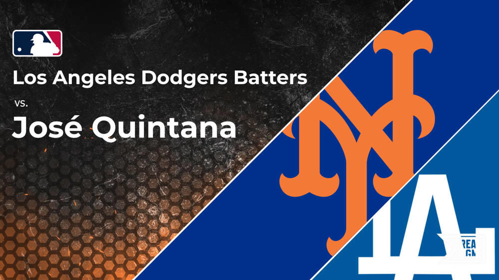 Dodgers vs. José Quintana and the Mets Batter vs. Pitcher Stats and
