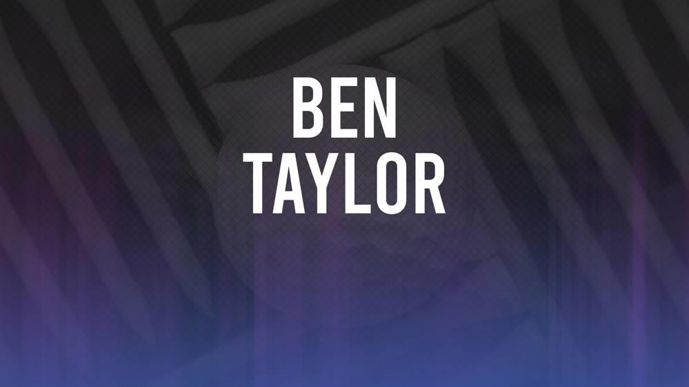 Ben Taylor The 2024 Fortinet Championship betting odds and trends