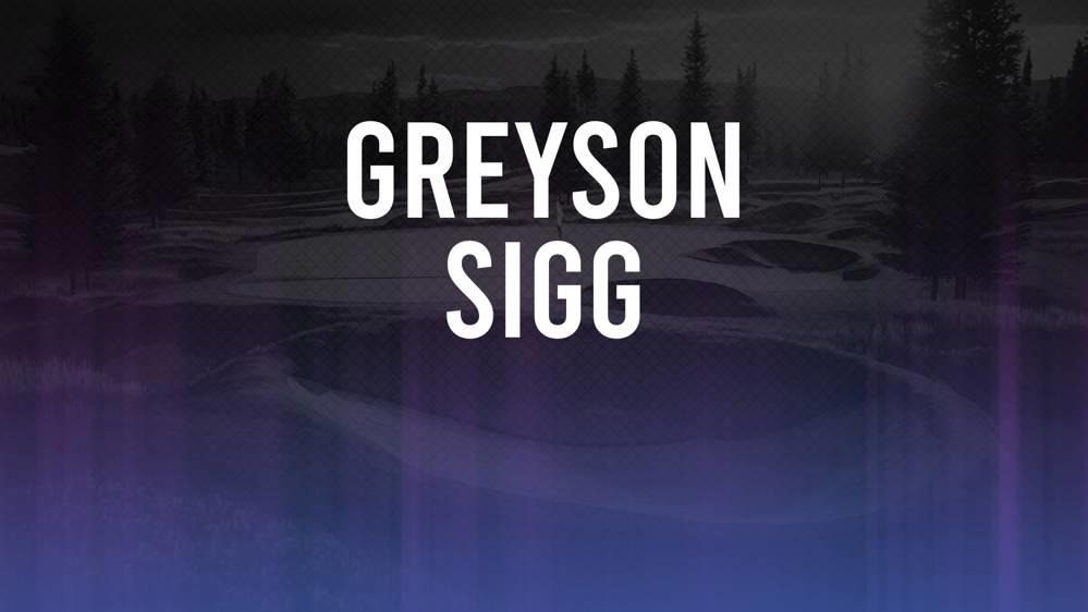 Greyson Sigg The 2024 Black Desert Championship betting odds and trends