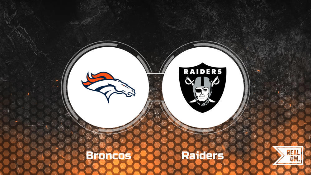 Broncos vs. Raiders How to Watch and Game Info Week 5 RealGM