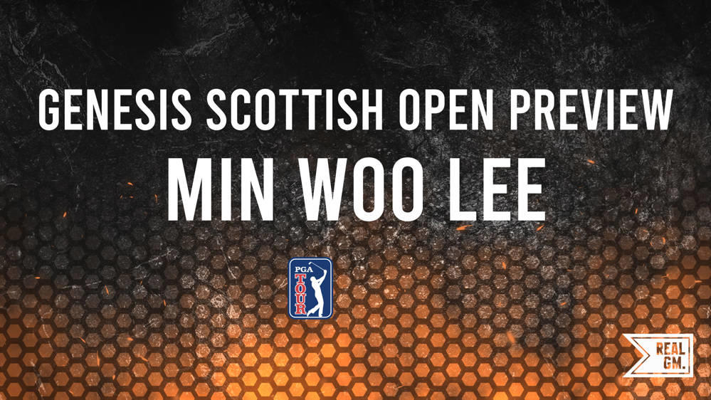 The 2024 Genesis Scottish Open Odds Min Woo Lee RealGM