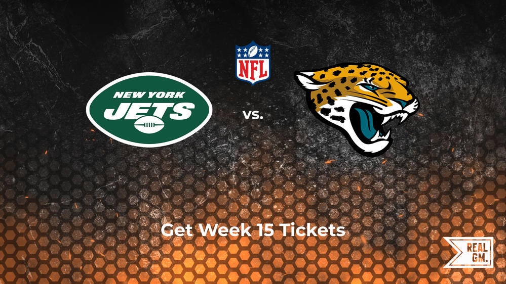 Week 15 Jets vs. Jaguars Tickets Available for Sunday, Dec. 15 RealGM