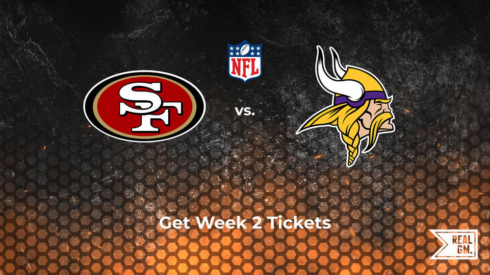 Week 2 49ers vs. Vikings Tickets Available for Sunday, September 15