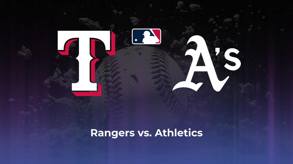 Rangers vs. Athletics Betting Odds, Probable Starters 9/1/2024