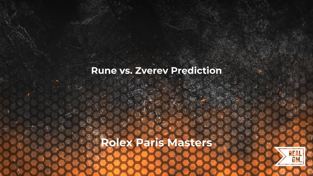 Rune vs. Zverev Prediction and Match Betting Odds Rolex Paris Masters