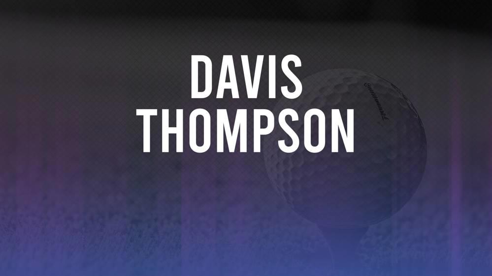 Davis Thompson The 2024 RBC Canadian Open betting odds and trends