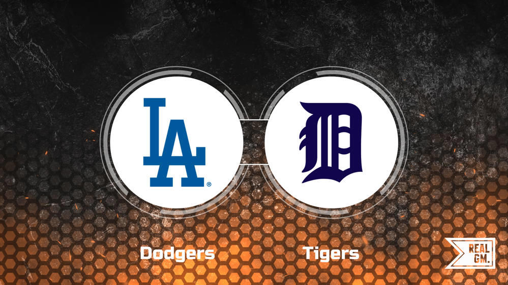 Dodgers vs. Tigers Player Props Betting Odds RealGM