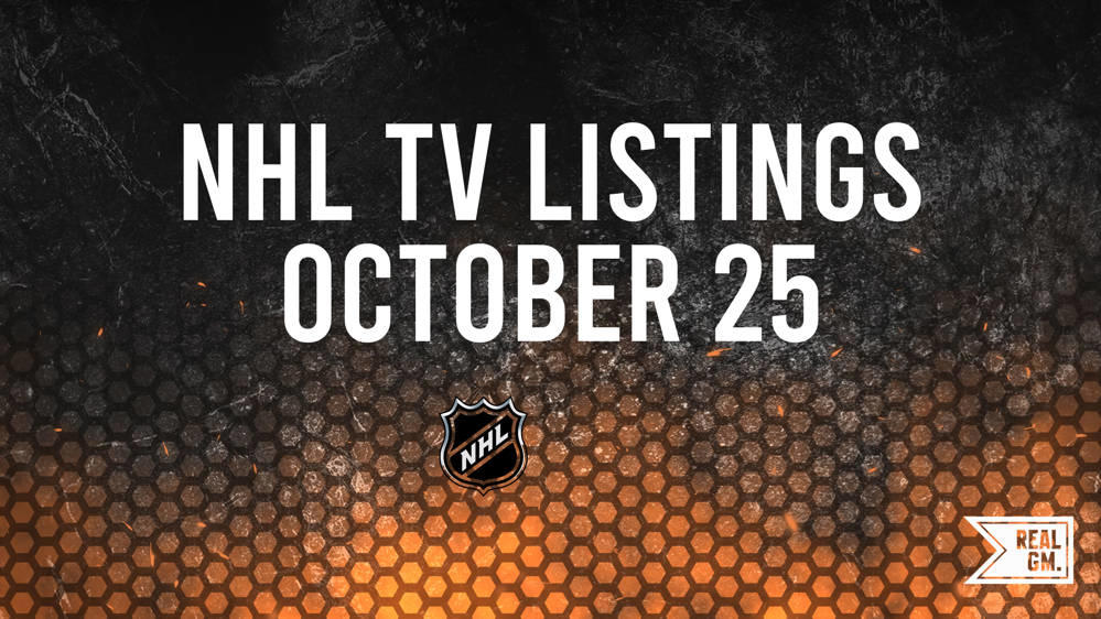 How to Watch NHL Games Today on TV and Live Streaming October 26 RealGM