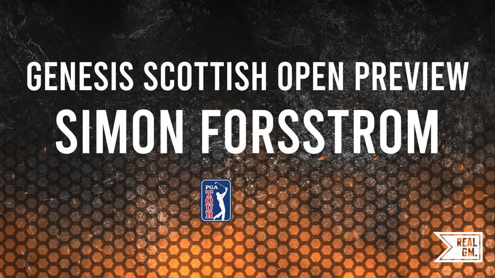 The 2024 Genesis Scottish Open Odds Simon Forsstrom RealGM