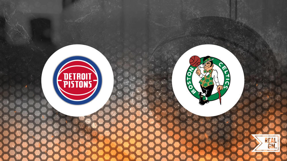 Pistons vs. Celtics Preview, Stats, How to Watch Saturday, October 26